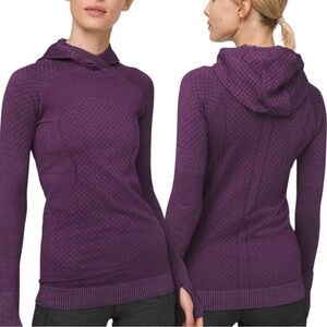 Elegant Women's Purple Turtleneck Sweater